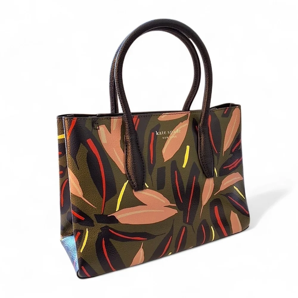 Kate Spade Medium Flora Print Satchel (2019 Collection)